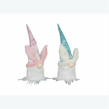 YOUNGS Fabric LED Light Gnome Decor for Rabbit Costume, Assorted Color - 2 Piece 72301